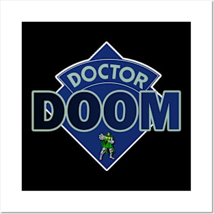 Doctor Doom - Doctor Who Style Logo Posters and Art